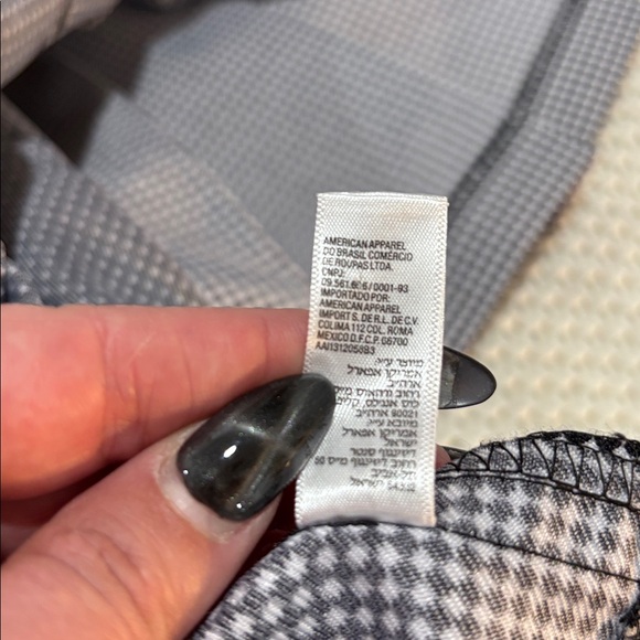 American Apparel Black and White Mini Skirt - Picture 6 of 6